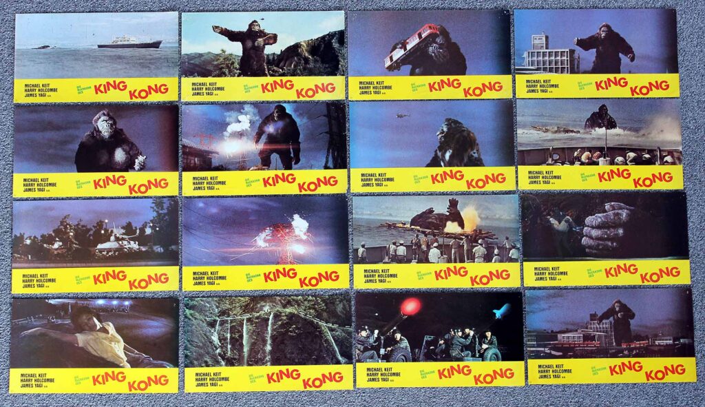 Die Rückkehr des King Kong, Fotosatz 16 WA Bilder 1976